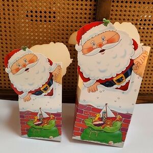 Vintage 1987 Santas Holiday Goodie Boxes Current Colorado 80's